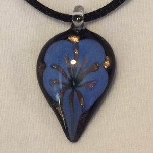 Hand blown Glass Necklace